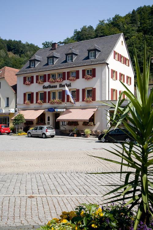 Gasthaus Merkel Hotel Bad Berneck im Fichtelgebirge Exterior foto